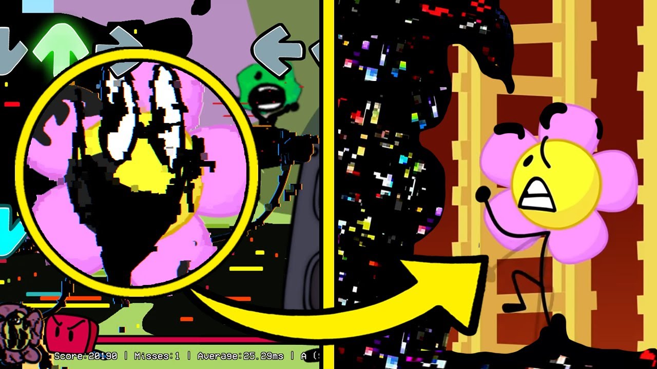 References in FNF Pibby VS Corrupted BFDI | Pibby Battle for Corrupted Island | Learning with Pibby