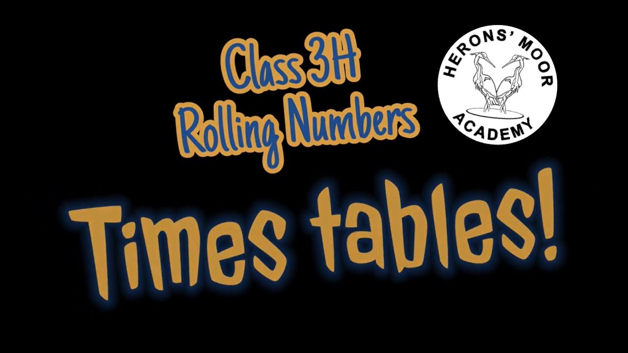 Rolling numbers! Times tables with Class 3H! 2021