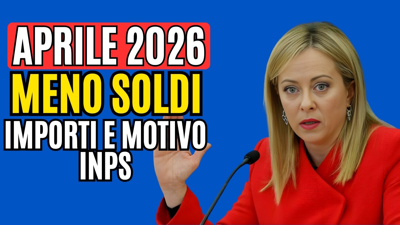 Pensioni Aprile 2026: Meno Soldi per Alcuni Pensionati ⚠️ Importi e Motivo INPS