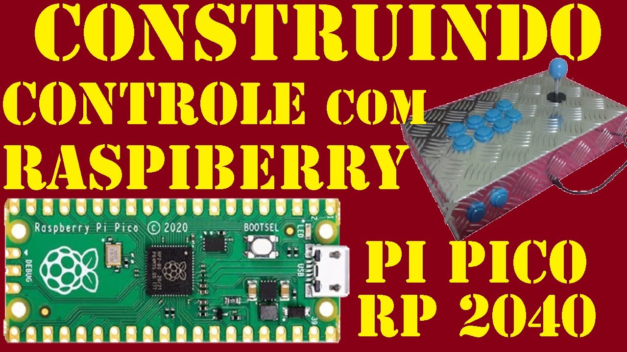 Construir Controle Arcade com Raspberry Pi Pico RP 2040 parte 1