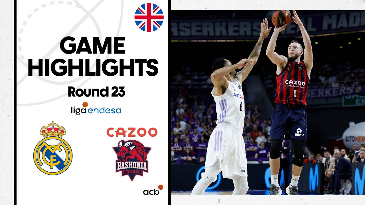 Real Madrid - Cazoo Baskonia (88-95) HIGHLIGHTS | Liga Endesa 2022-23