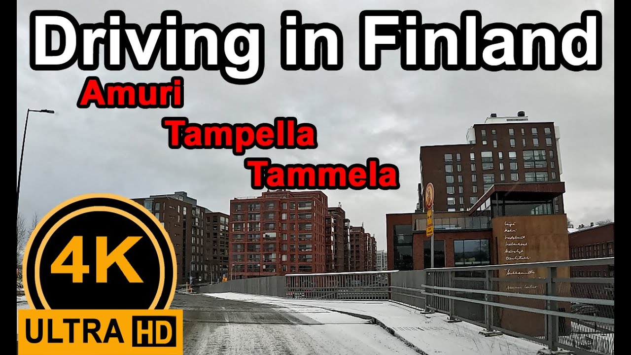 Driving in Finland - Amuri / Tampella / Tammela / Kaleva