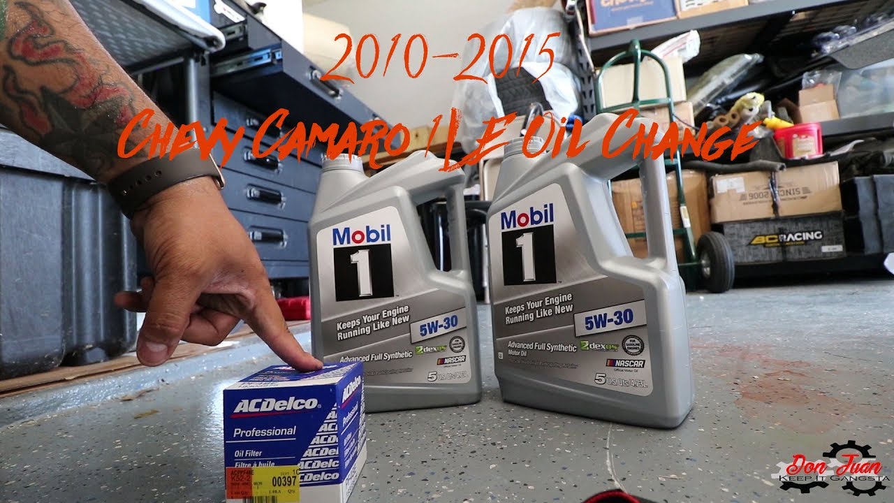 How to: 2010-2015 Camaro SS/ 1LE/ Oil change