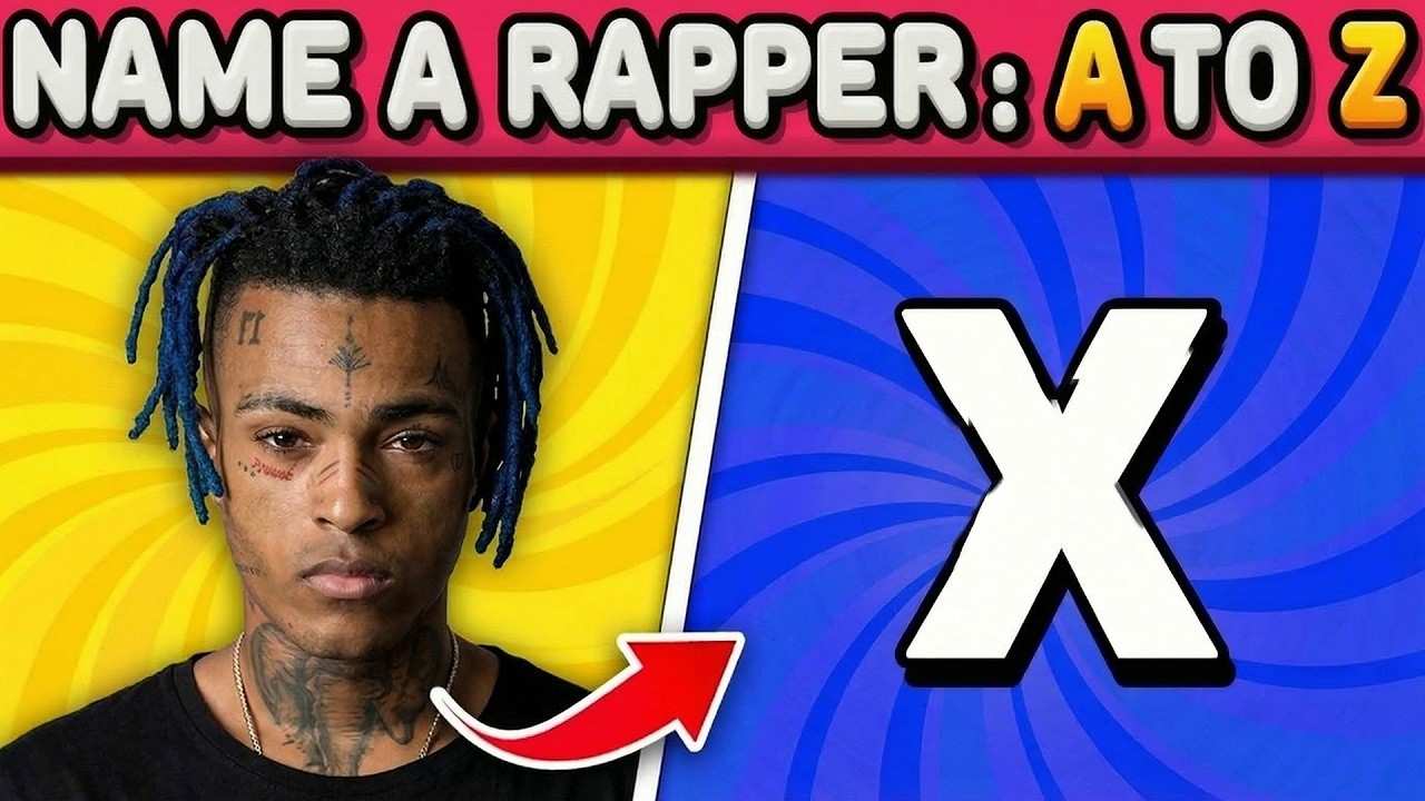 NAME A RAPPER FROM A TO Z 🎵 SONG ASSOCIATION QUIZ 2026 🔥 Music Quiz
