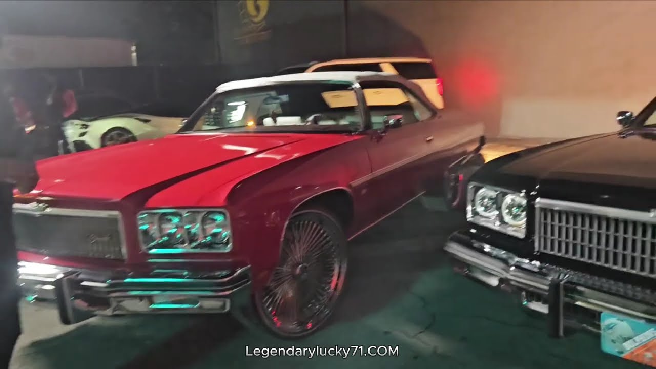 Rick Ross, French Montana and Max B Videoshoot with the Chevy Donks