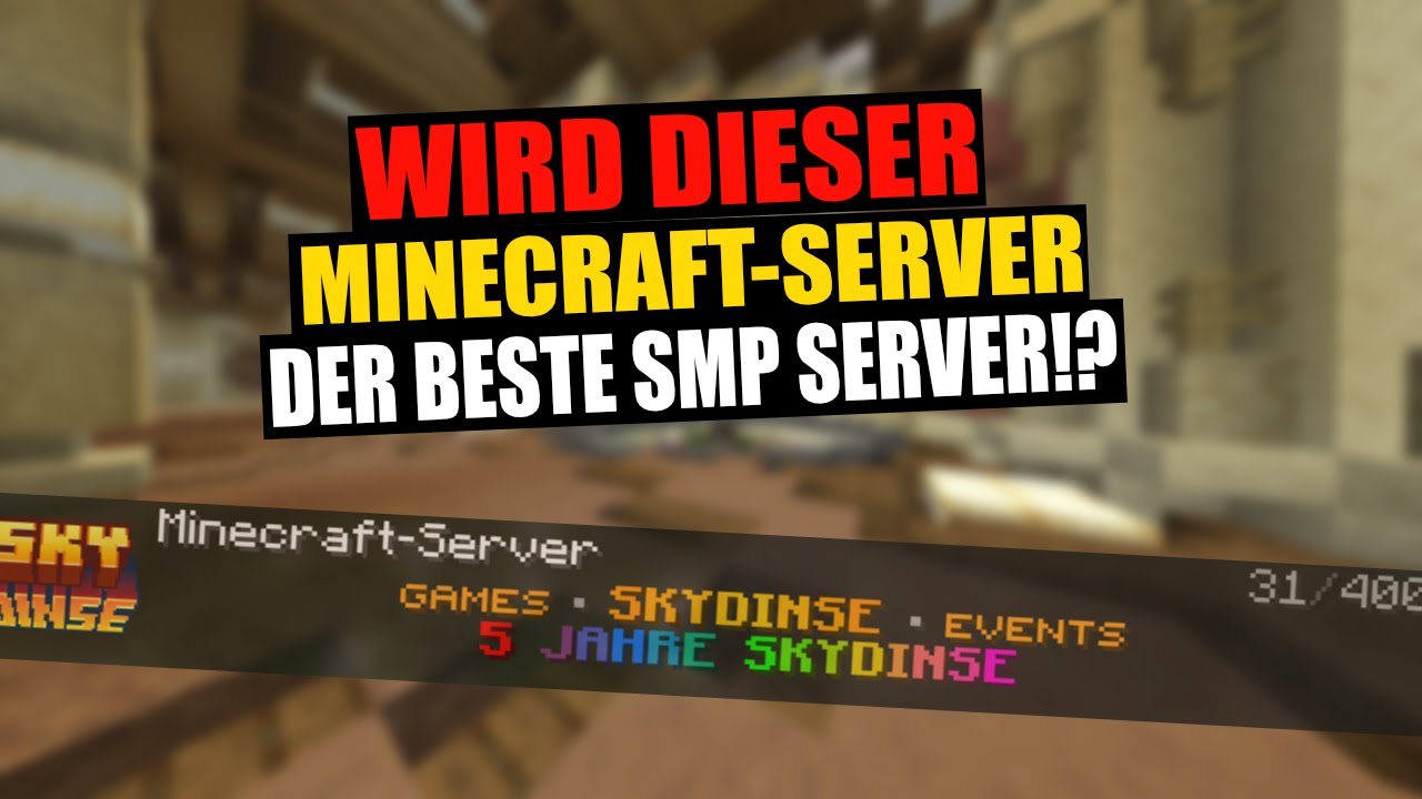 Ein SMP/CityBuild Server mit einem NEUEN KONZEPT!  - Minecraft Server Vorstellung