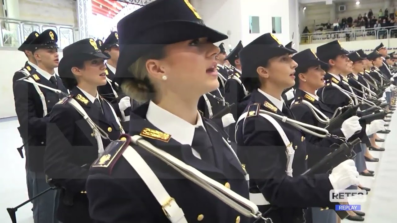 Pescara - Il giuramento degli allievi della Polizia