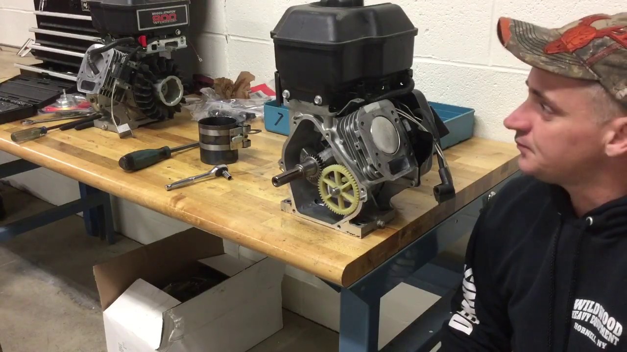 Small engine piston install