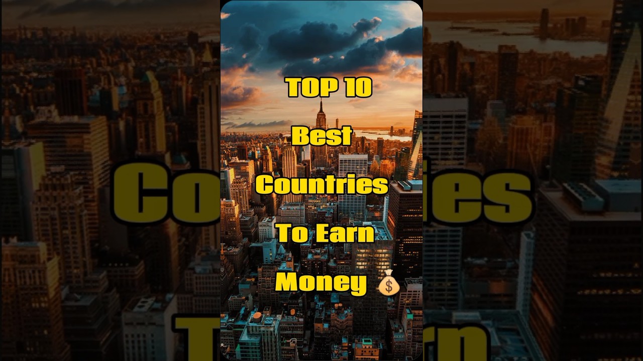 Top 10 Best Countries To Earn Money ll Highest Per Capita Income