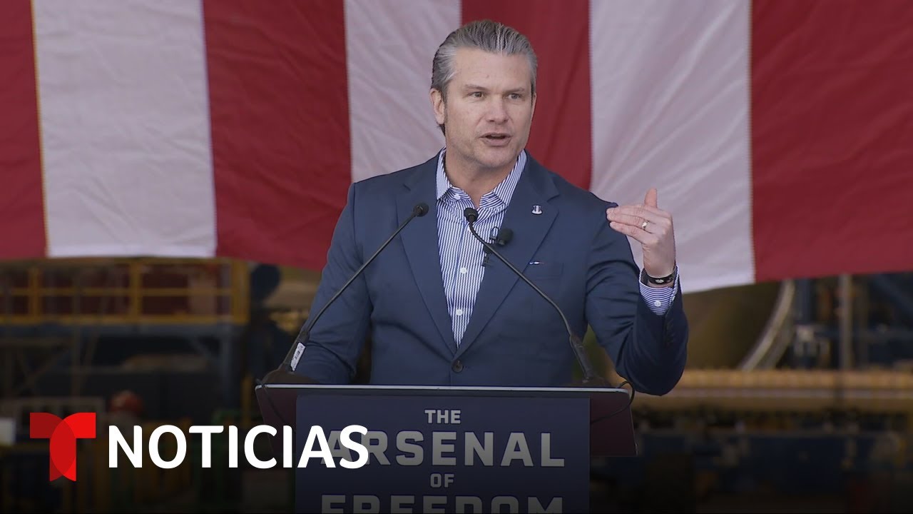 EN VIVO: Hegseth habla sobre la industria aeroespacial desde Cabo Cañaveral