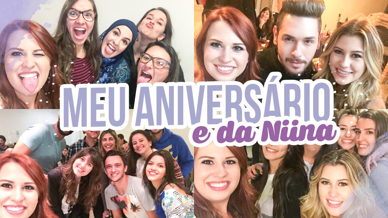 Vlog de Aniversário: Meu e da Niina (23 e 22 anos) - Fabi Santina