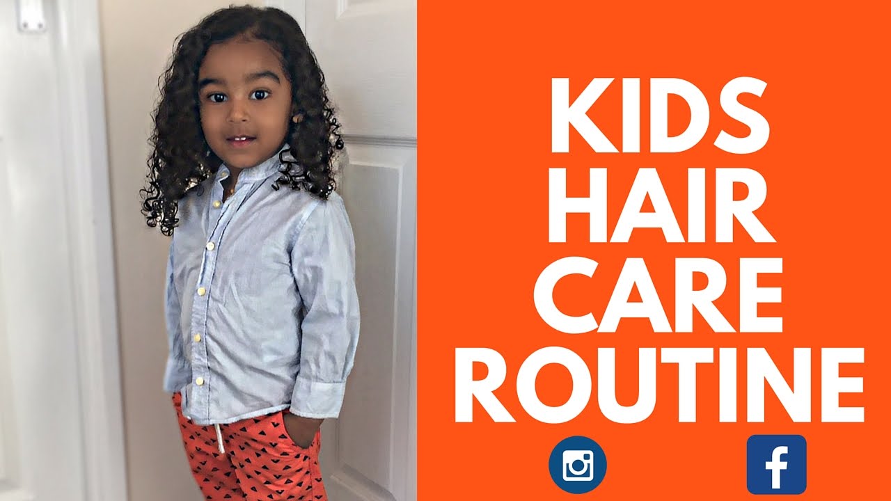 Curly Hair Routine - Natural Hair - Curly Hair Tutorial - Kids Hair - Mixed Race Hair | Natural Hair