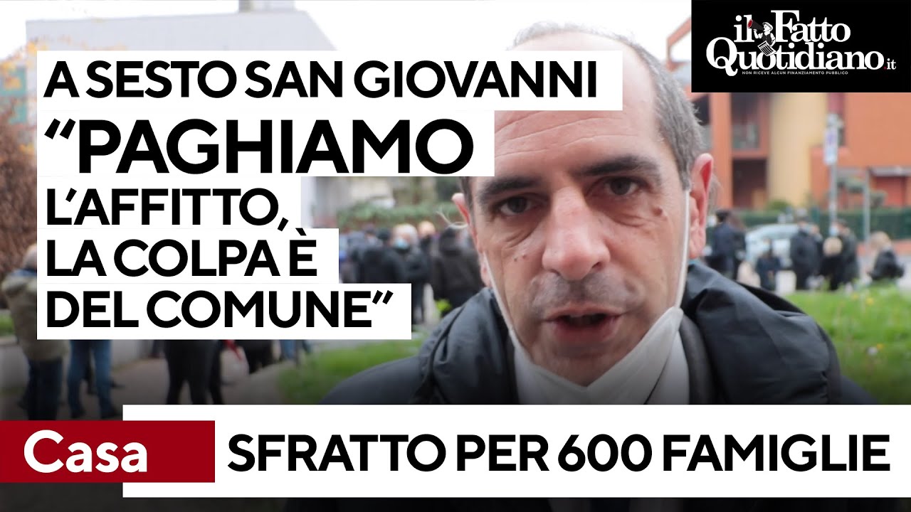 Sesto San Giovanni, 600 famiglie sotto sfratto: 