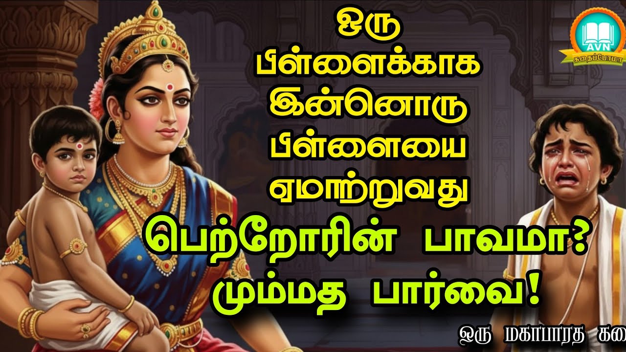 ஒரு பிள்ளைக்காக மறு பிள்ளையை ஏமாற்றும் பெற்றோர்? - Mahabharatham unknown stories -AVN in kadhaippoma
