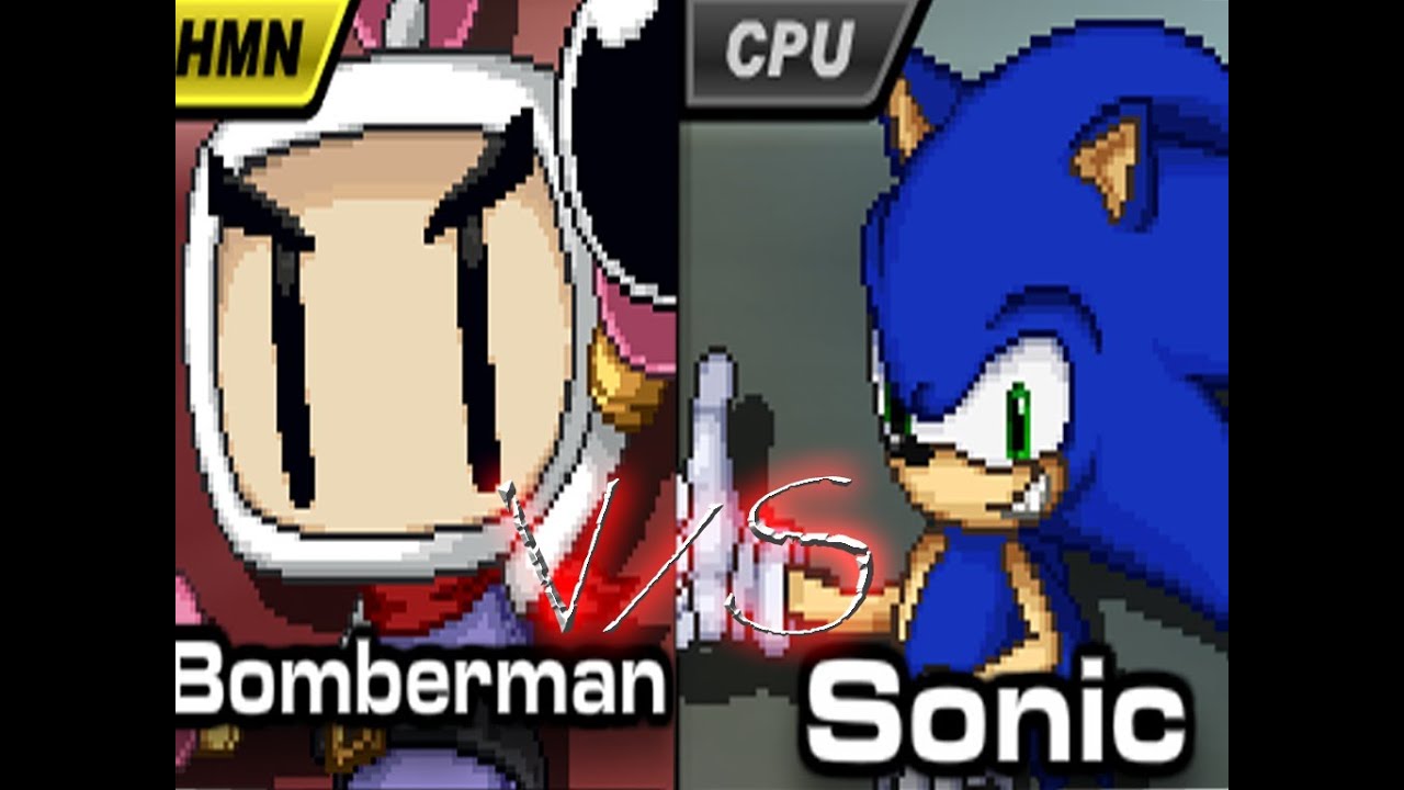 [SSF2-Video]My favorite character- Bomberman vs Sonic