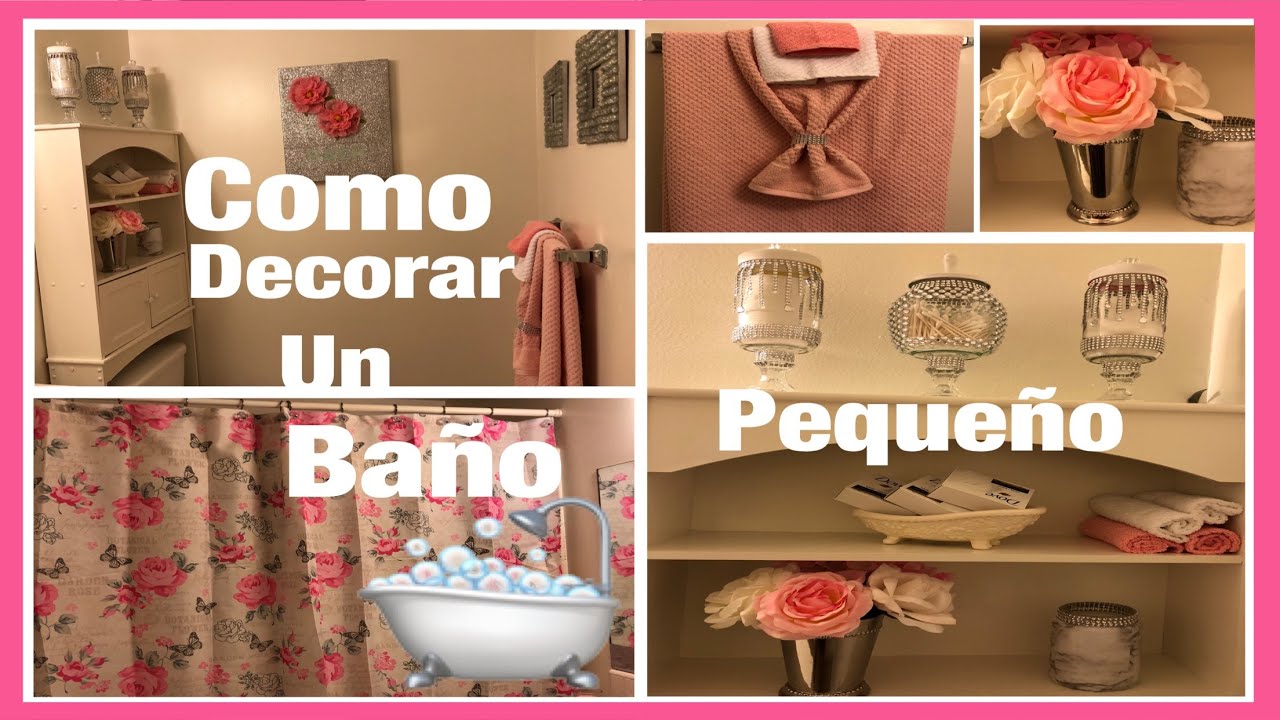 Cómo decorar un baño pequeño con manualidades