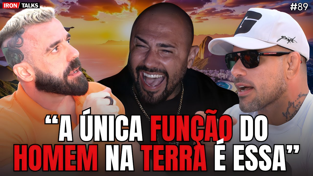 Essa &eacute; a &uacute;nica fun&ccedil;&atilde;o do homem na terra | Irontalks Na Estrada | Scarpelly e Brigadeiro
