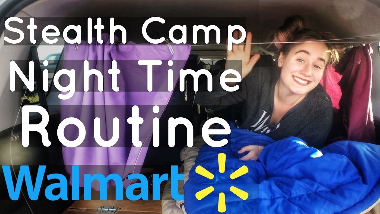 VAN LIFE: Walmart Night Time Routine // Stealth Camping // Solo Travel!