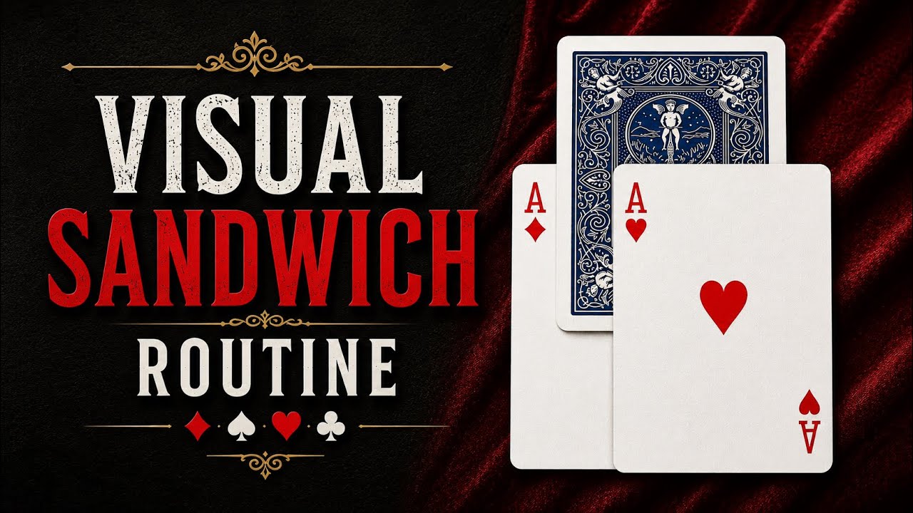 EXTREMELY VISUAL Sandwich Routine | Card Magic Performance | Immortal Playing Cards