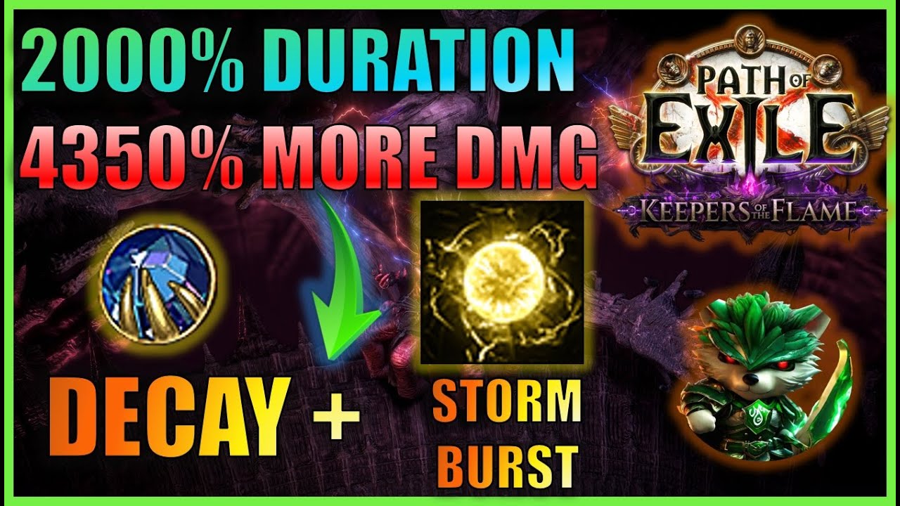 [POE3.27] Totally NOT COMPENSATING!!! Duration Stack Storm Burst DECAY with Foulborn Rive