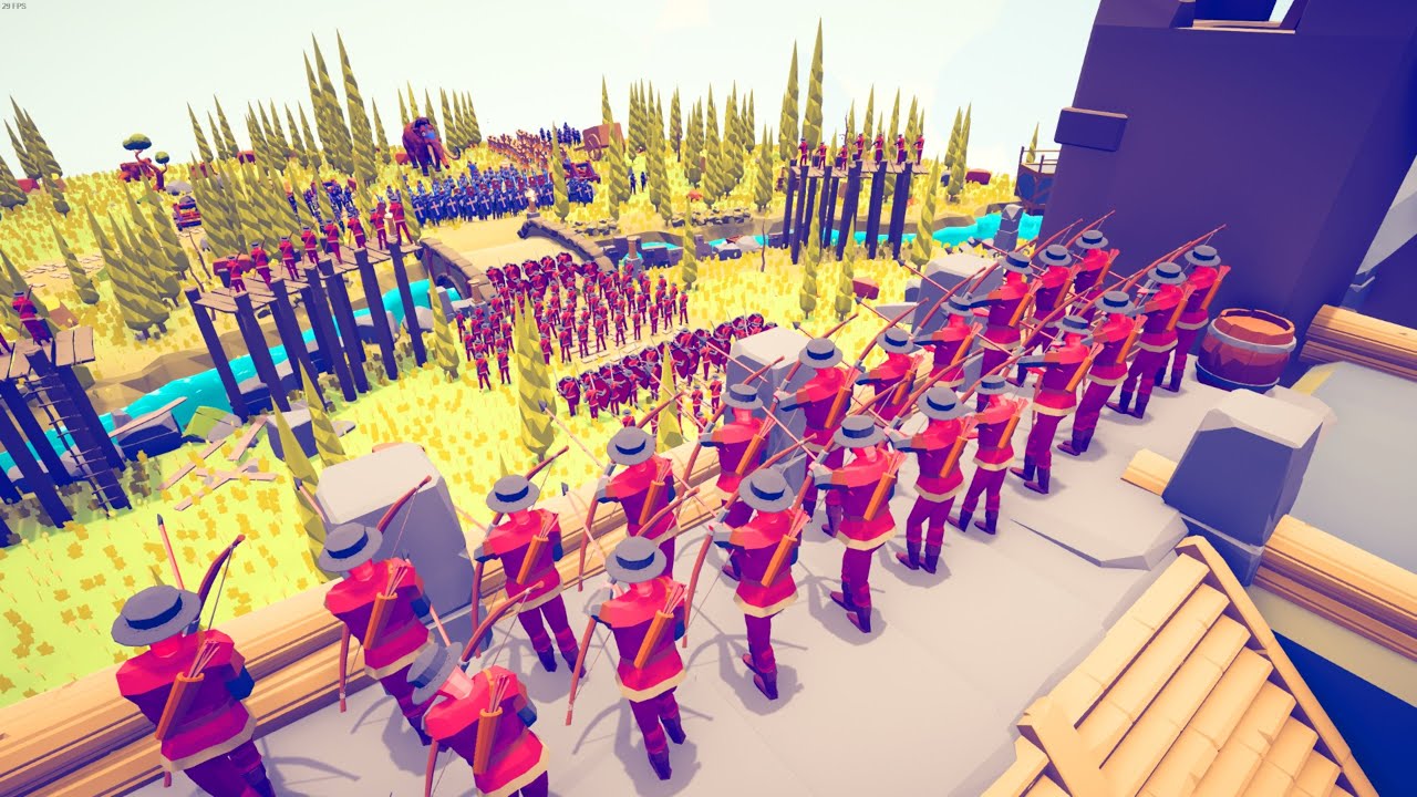 80x MEDIEVAL ARMY vs ALL FACTION - Totally Accurate Battle Simulator TABS