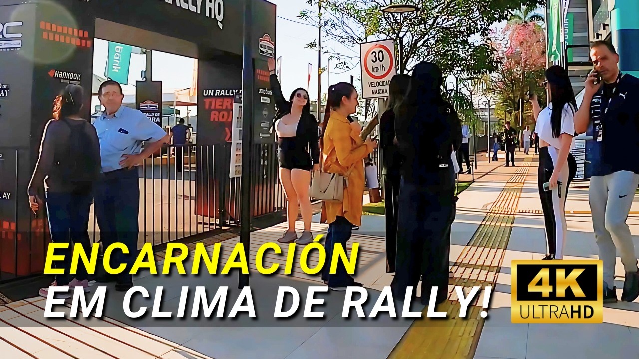 Fomos ver os preparativos do Rally 2025 em Encarnación
