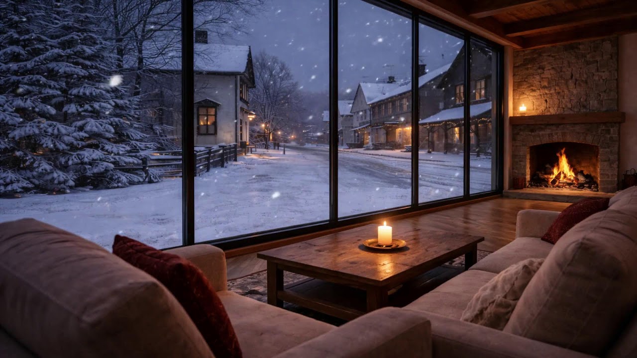 Slow Snow Jazz 🎷 Relaxing Music for Late Night Focus