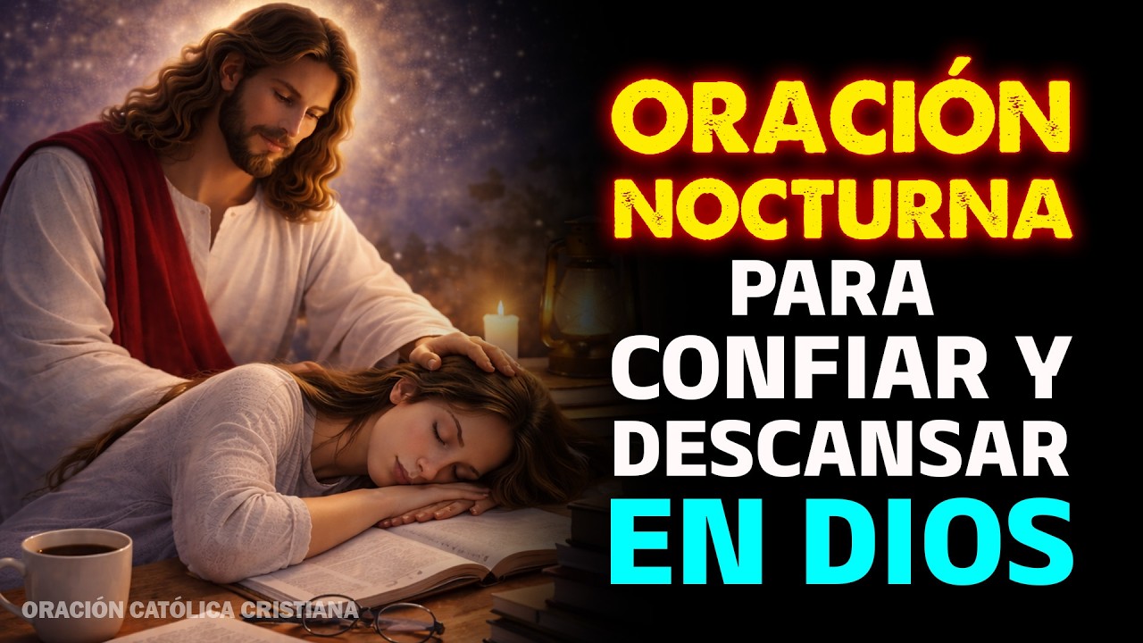 Oración de la Noche | ENTREGA todo al SEÑOR HOY y DUERME TRANQUILO