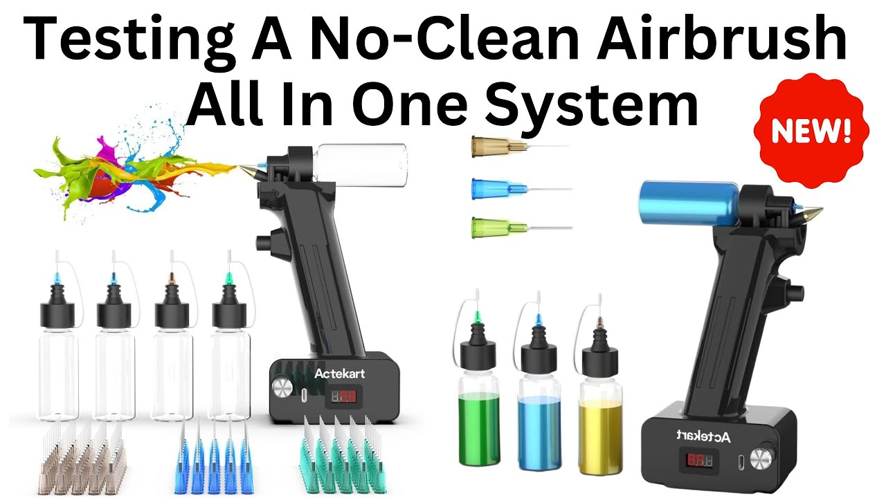 Testing A No Clean Airbrush All In One System - New Design