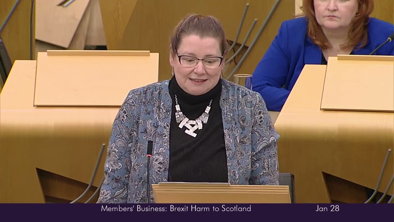 Members' Business: Brexit Harm to Scotland, Five Years Since the UK Left the EU - 28 January 2025