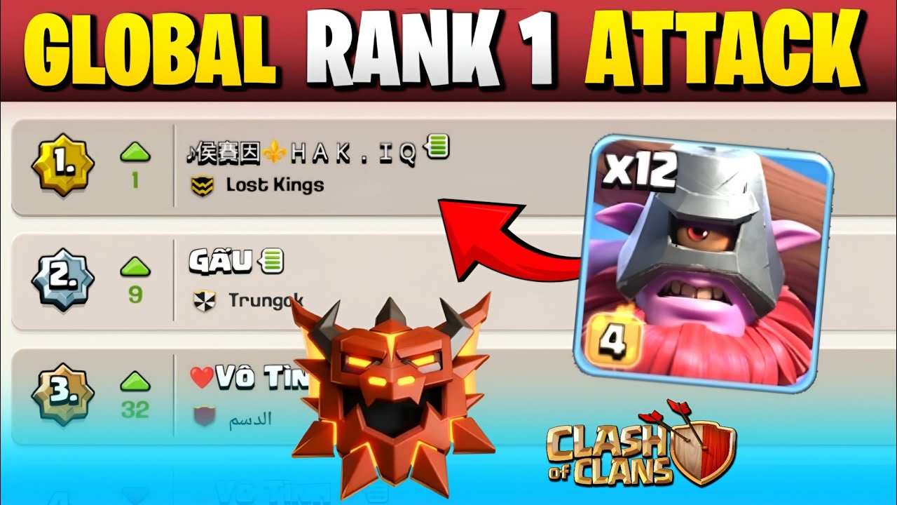Use This Pro Wall Wrecker Trick used by Global Rank 1 Player! Th18 Legend Attack Strategy
