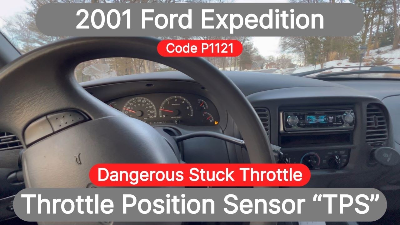 Датчик положения дроссельной заслонки Ford 2001 года (код P1121)