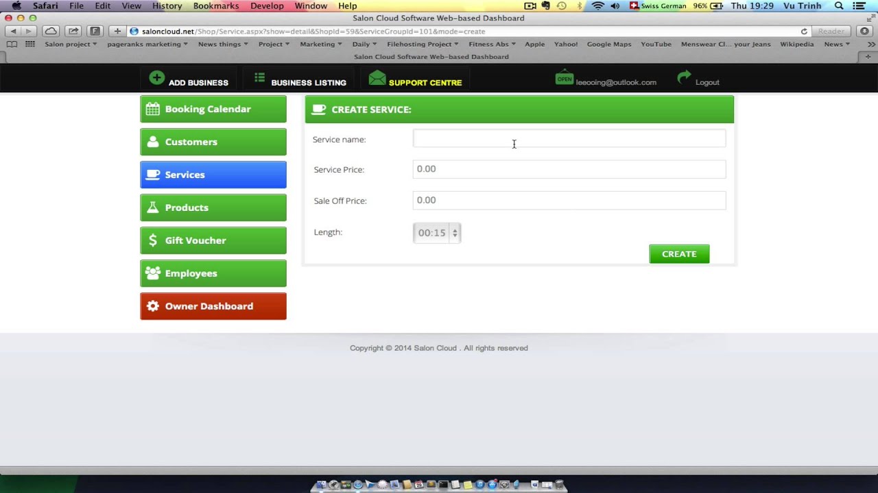 How To Add Services in Salon Cloud