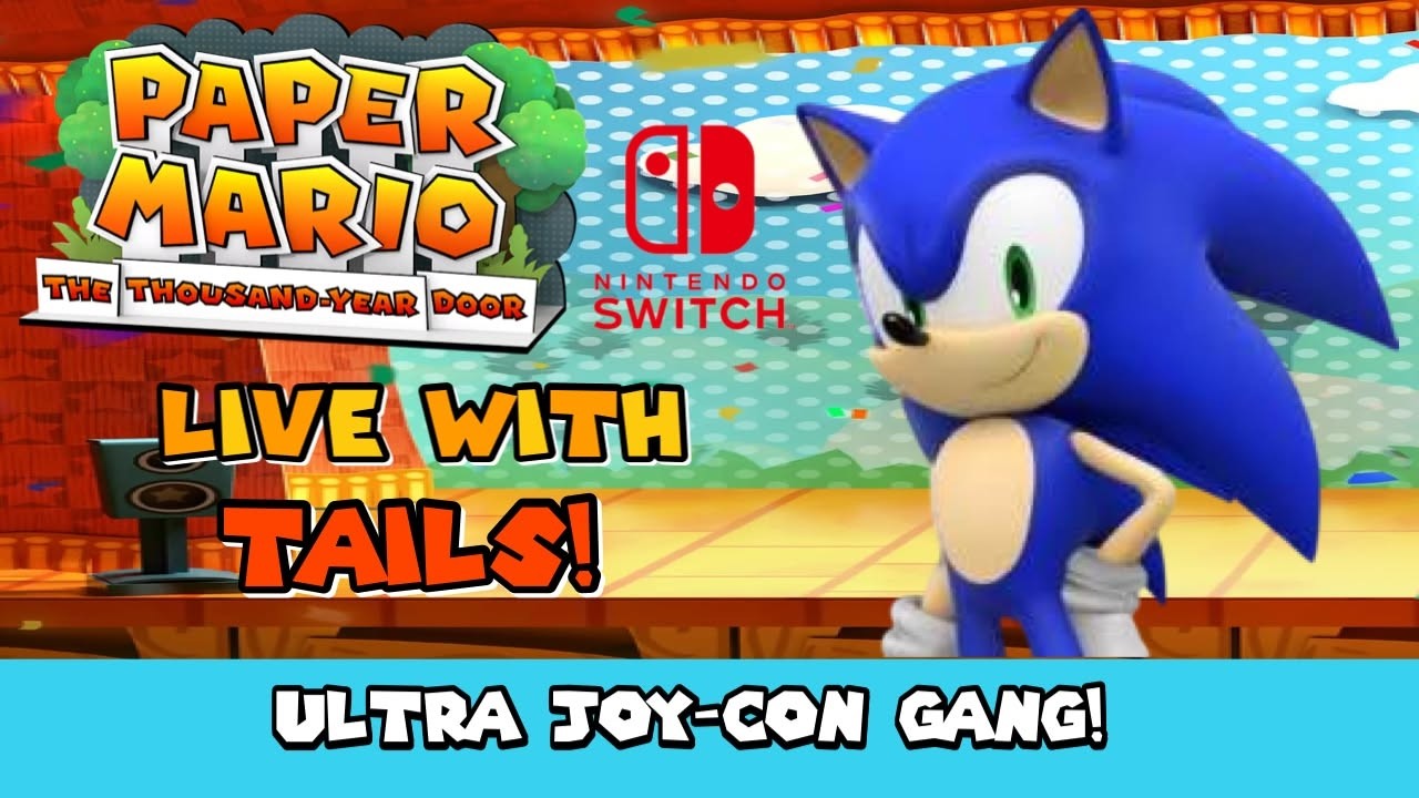 Paper Mario The Thousand Year Door Live w Tails!