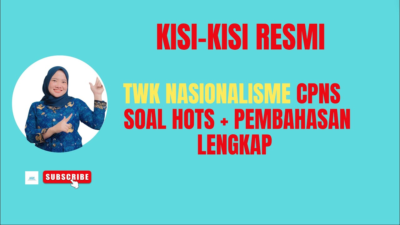 MATERI DAN LATIHAN SOAL TWK 
