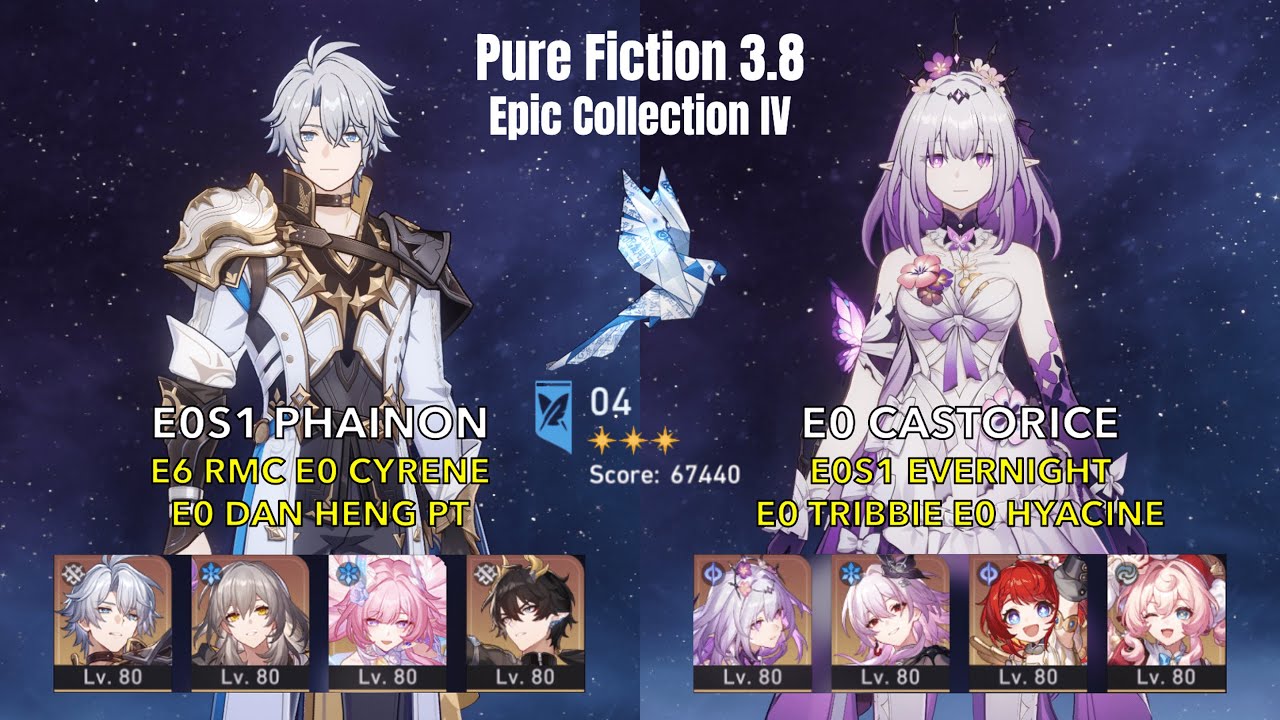 Phainon & Castorice | NEW Pure Fiction 4 HSR | Honkai Star Rail 3.8