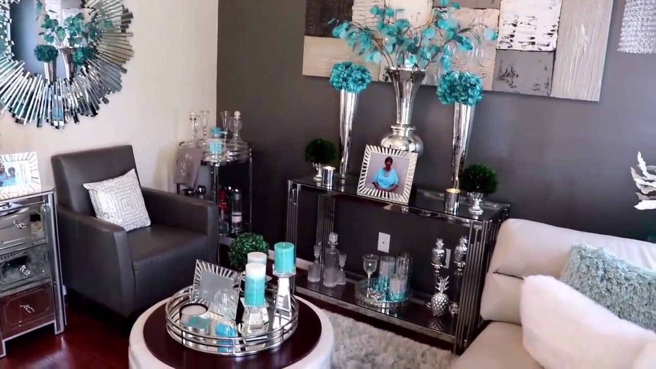 **MUST SEE**Summer Glam Living Room Tour 2018. Small spaces