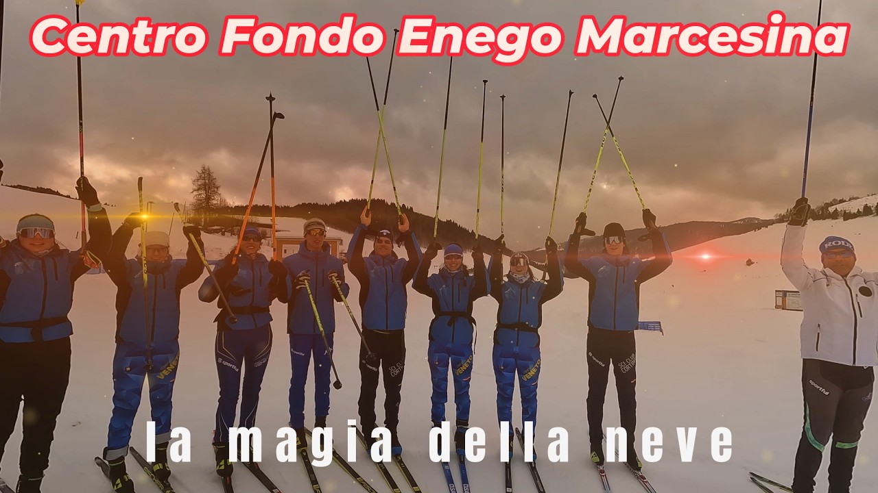 Centro Fondo Enego Marcesina 4K la magia della neve.