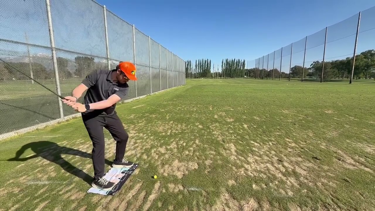 JIUYIBC Golf Sure Stance Ball Position Trainer Handtuch, ideal f&uuml;r Golfanf&auml;nger