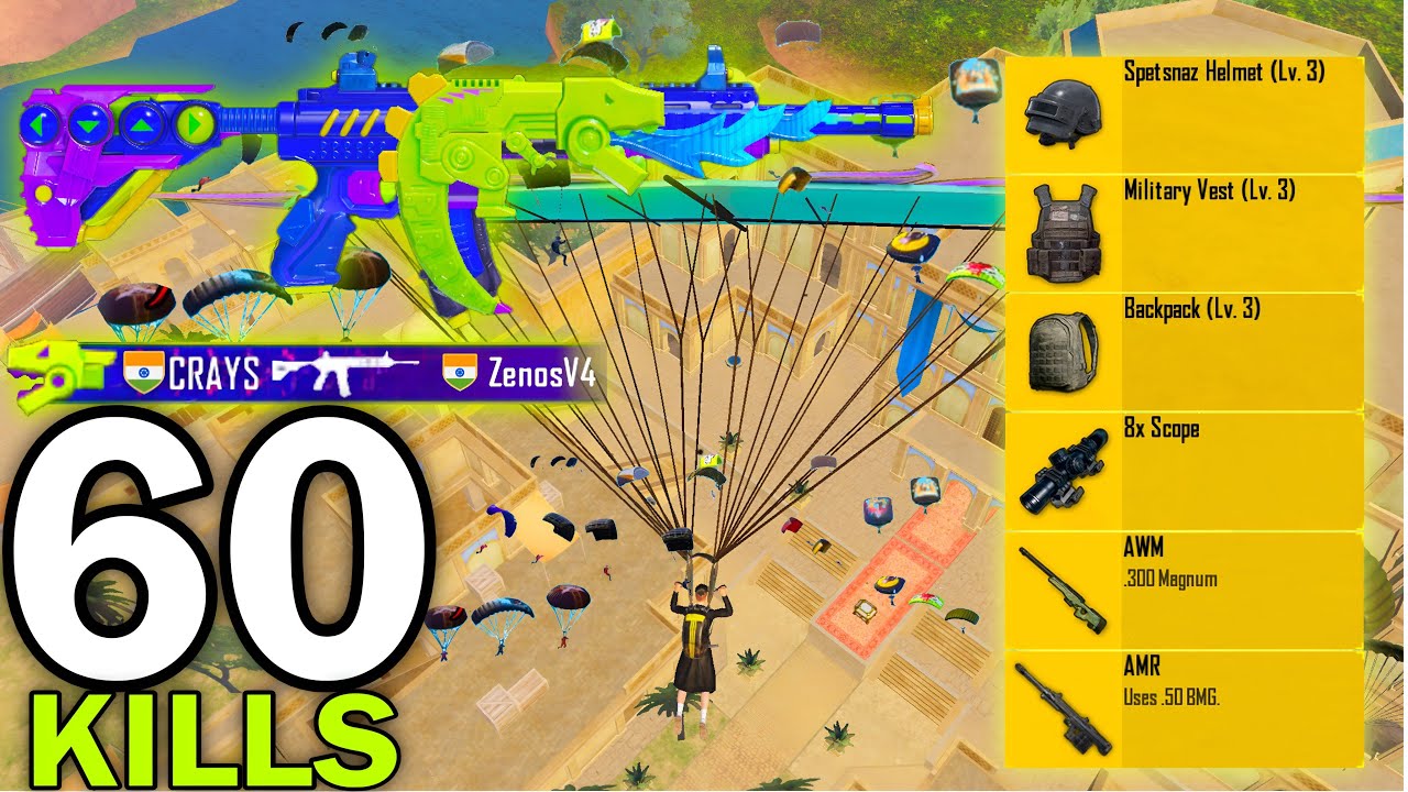 60 KILLS!😍 NEW BEST LOOT GAMEPLAY with BEST OUTFIT 🔥PUBG MOBILE - BGMI