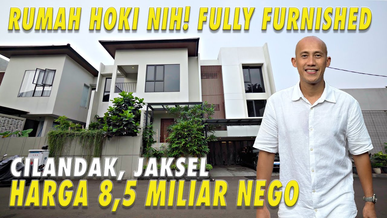Rumah Hoki Nih! Fully Furnished Cilandak Jakarta Selatan Harga 8,5 Miliar Nego