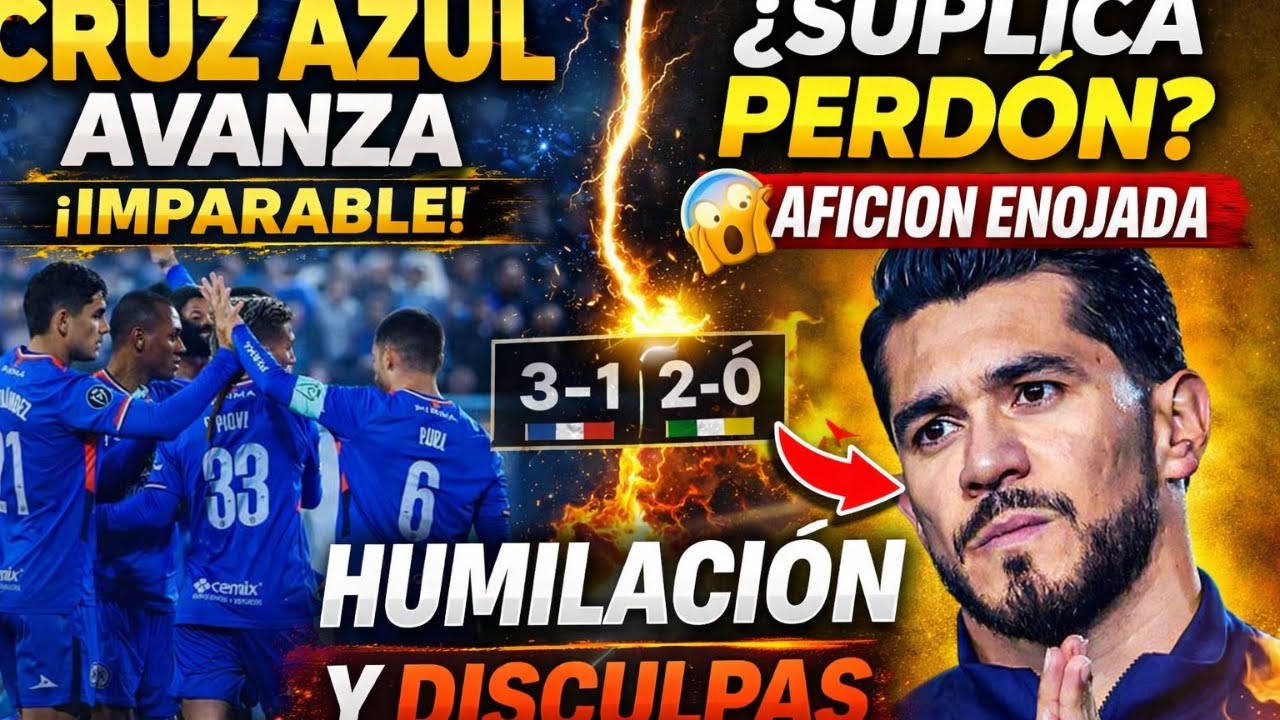 CRUZ AZUL AVANZA 😤🔥… y Henry Martín ¿SUPLICA PERDÓN a la afición? 😱 Concachampions arde