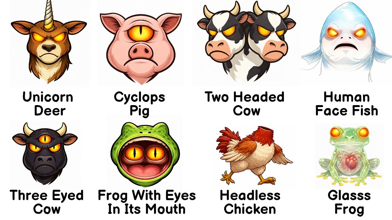 The Animals Born Looking Like Mutants Explained - Part 2