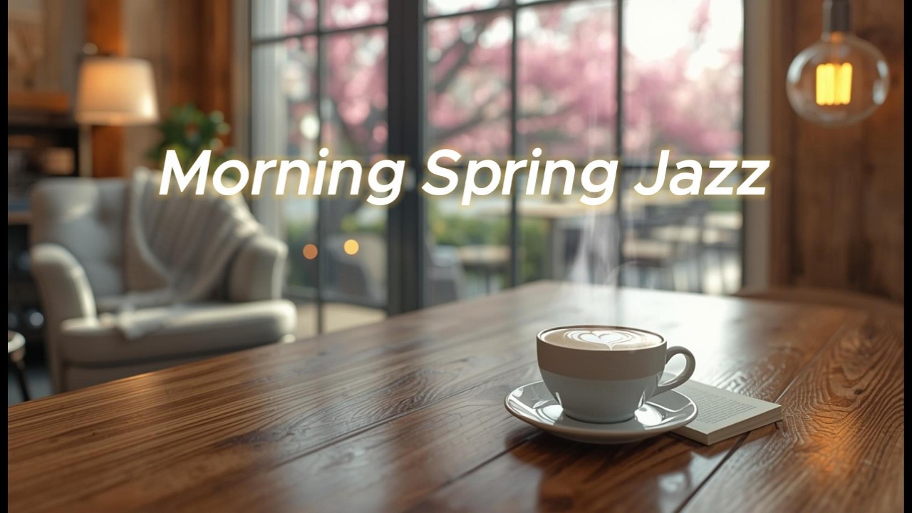 Spring Morning Coffee Shop ☕🌸 Jazz Music for Productive Work & Study