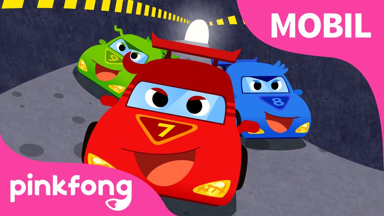Mobil Balap | Lagu Mobil | Kartun & Lagu Anak Bahasa Indonesia | Pinkfong dan Baby Shark