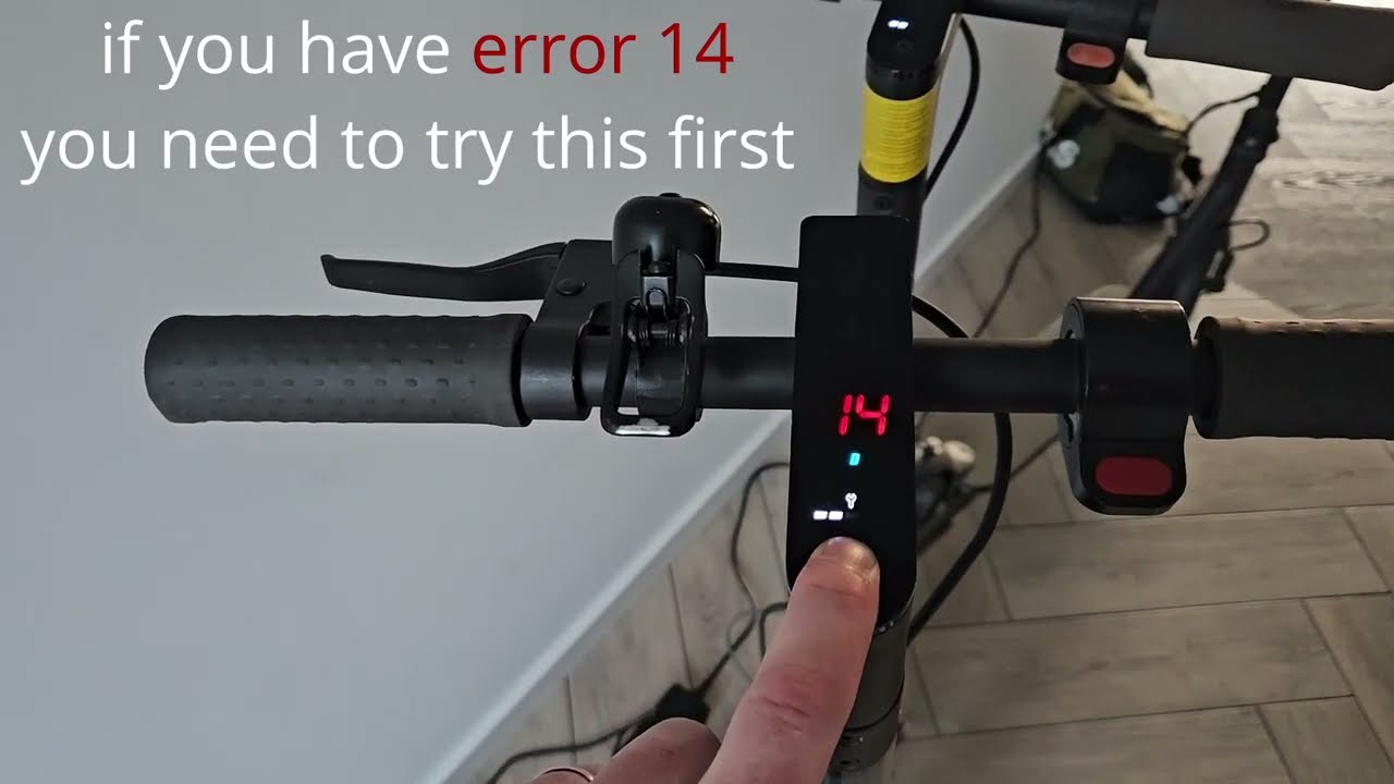 How to fix error 14 - Try This - Mi Electric Scooter error 14