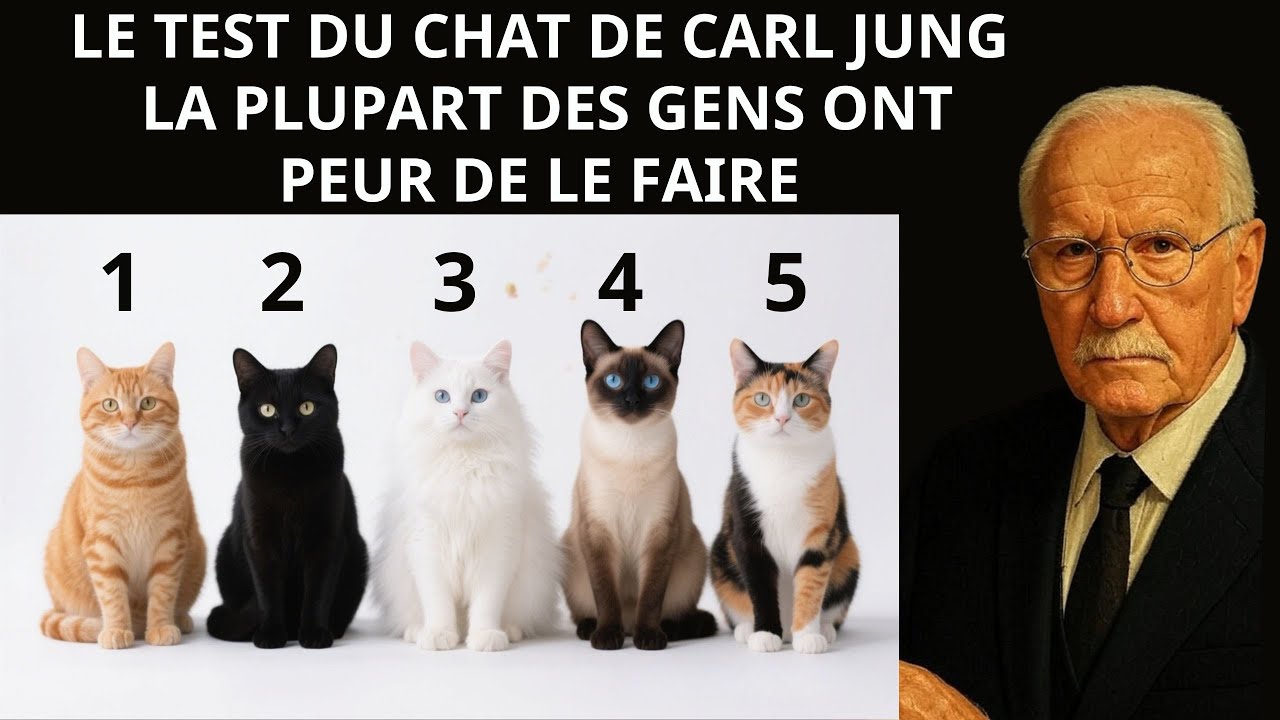 Choisis ton chat  ce que tu caches au monde, selon Carl Jung