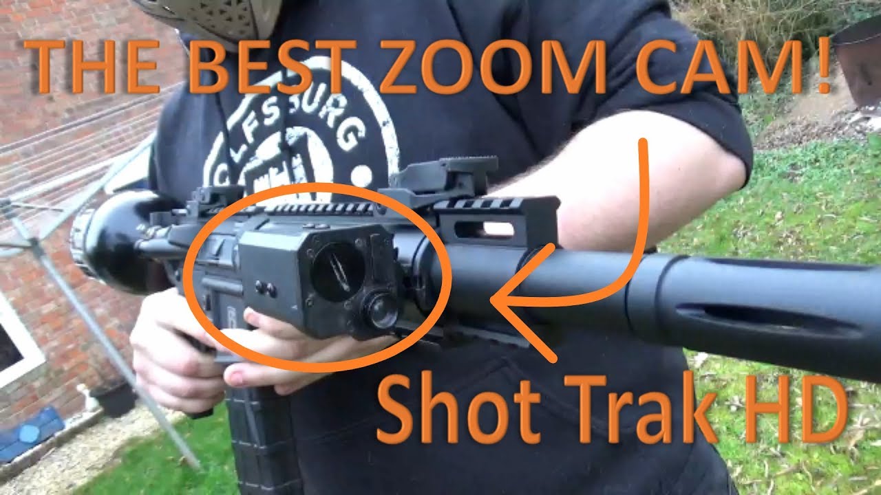 The BEST zoom cam for Airsoft/Paintball?  Shot Trak HD  Test and Review