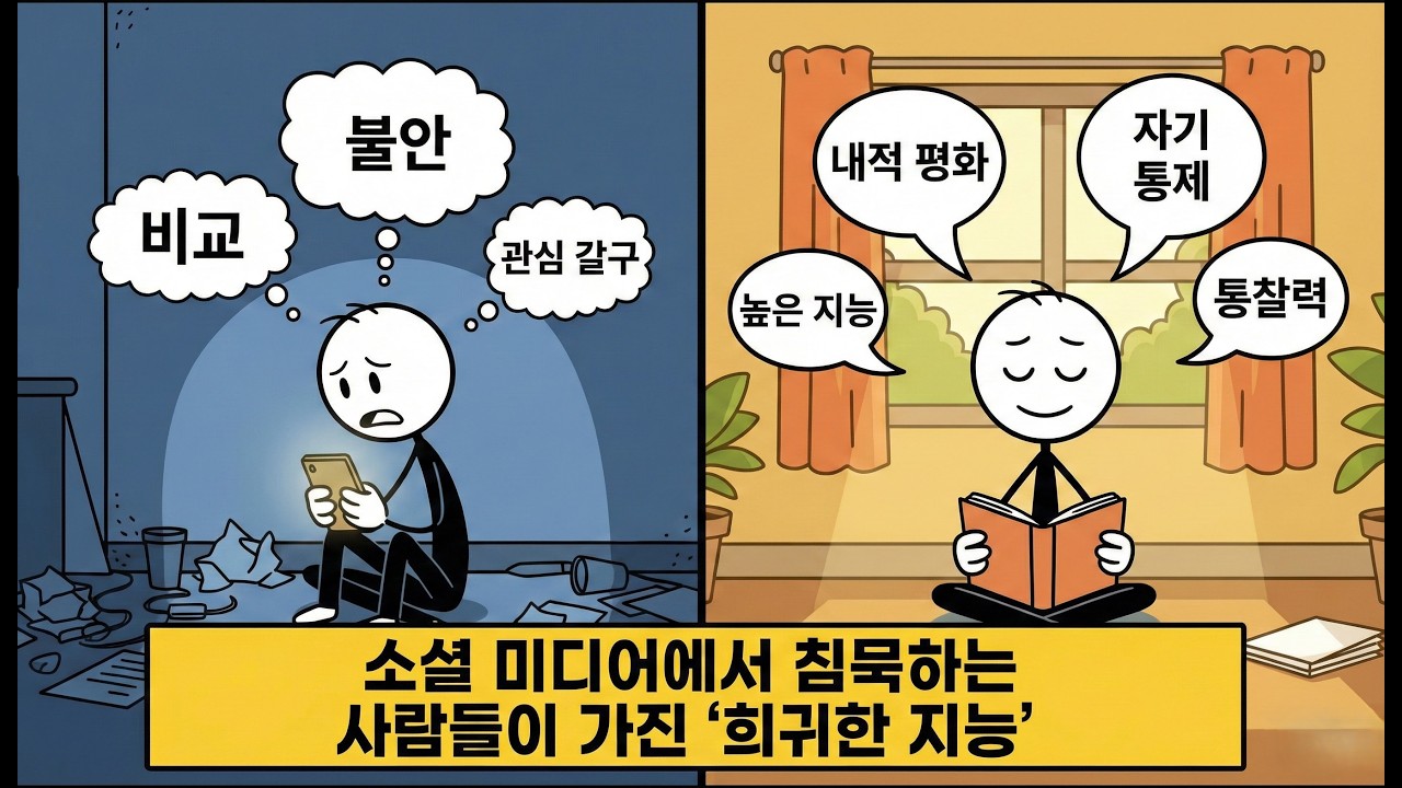 소셜 미디어에서 침묵하는 사람들이 가진 '희귀한 지능'