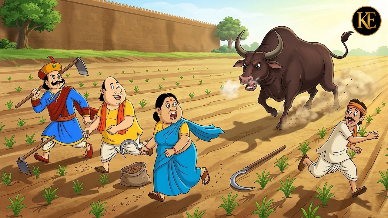 চাষ করার সময় গোপাল দাদা এবং রাজার পিছনে ষাঁড় তাড়া করল | Gopal Bhar | New Episode 2026